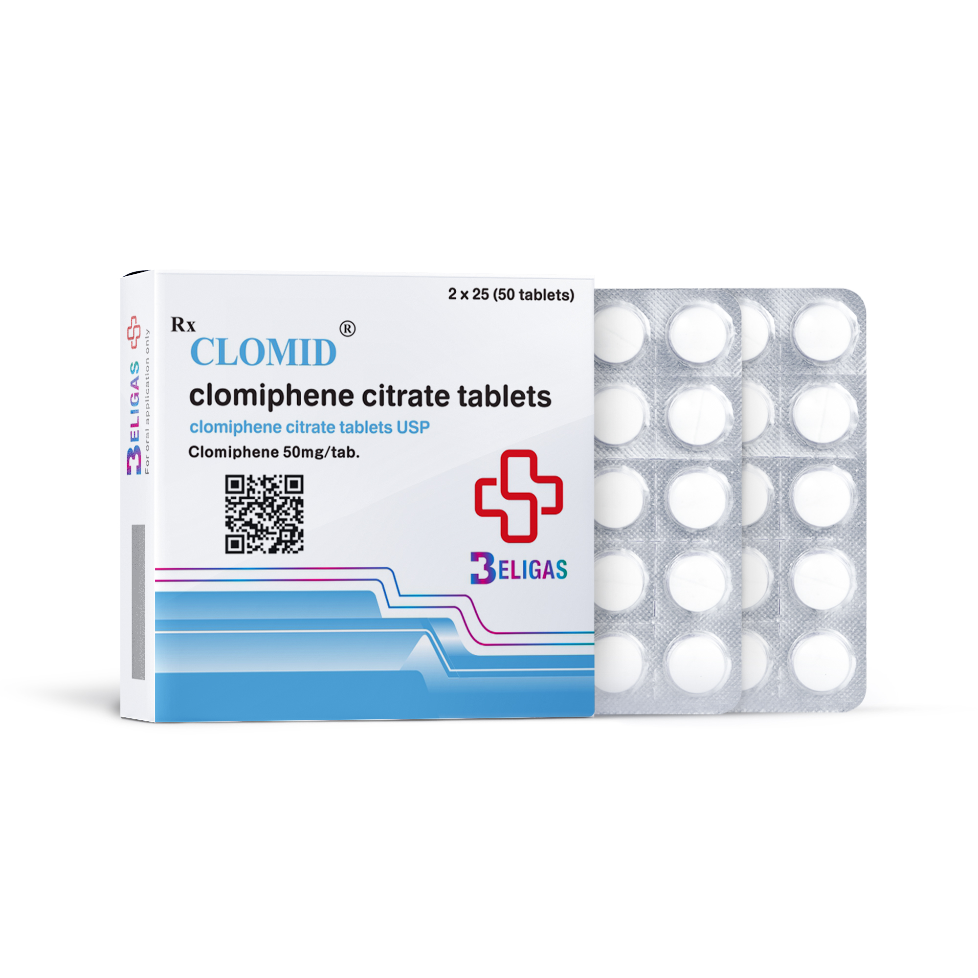 Clomid® <p class="fgs">Clomiphene 50mg</p>