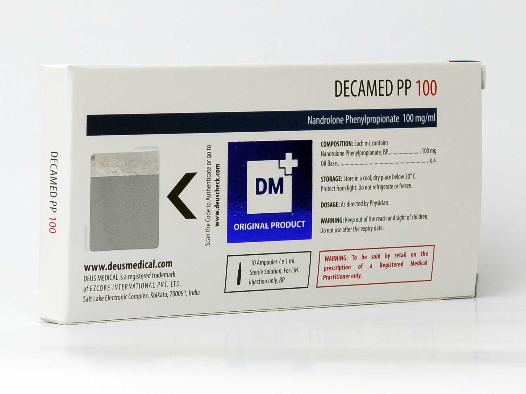 Decamed PP 100mg – Nandrolone Phenylpropionate – Deus Medical - Image 3