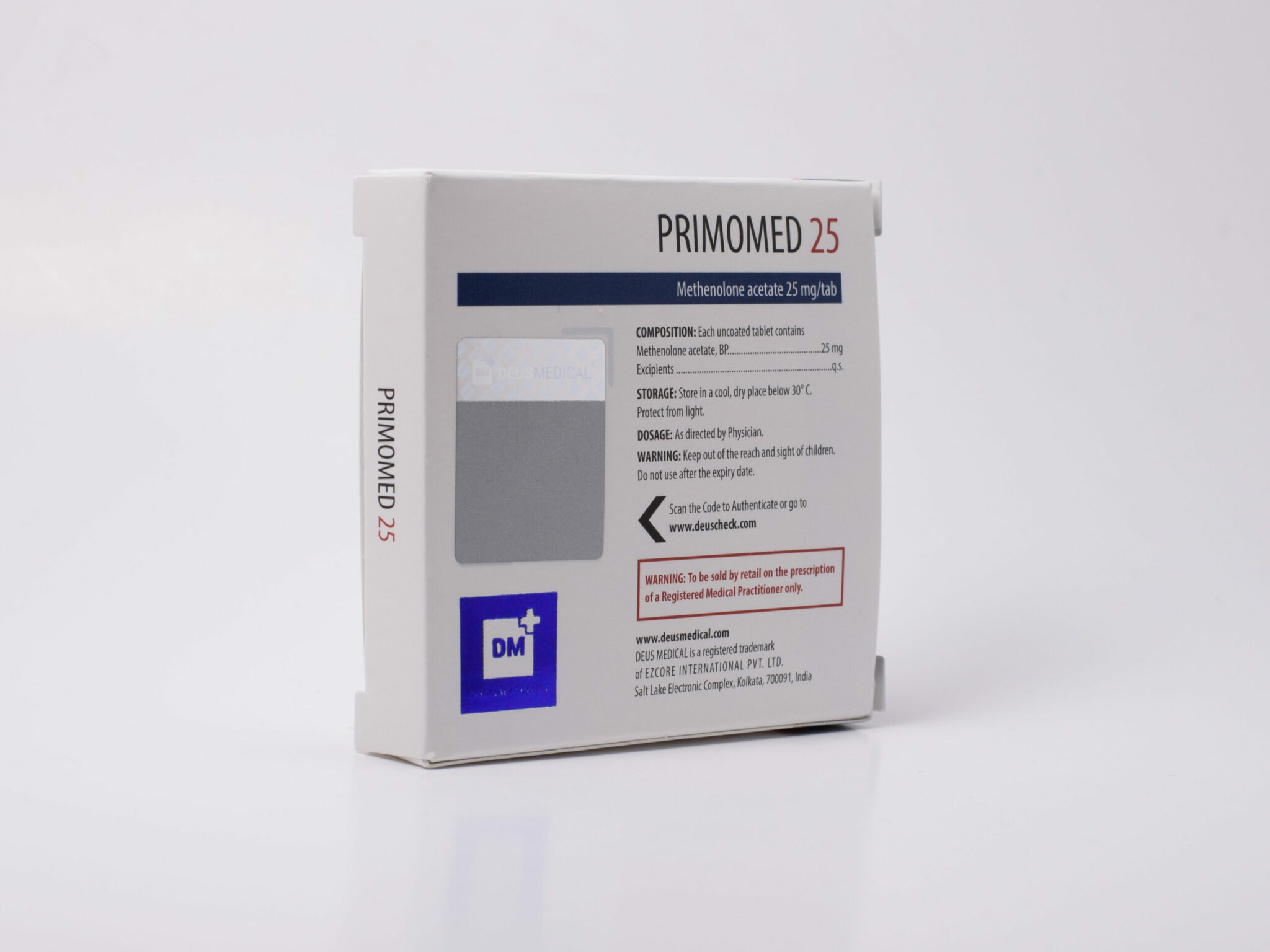 Primomed 25mg – Methenolone Acetate – Deus Medical - Image 4