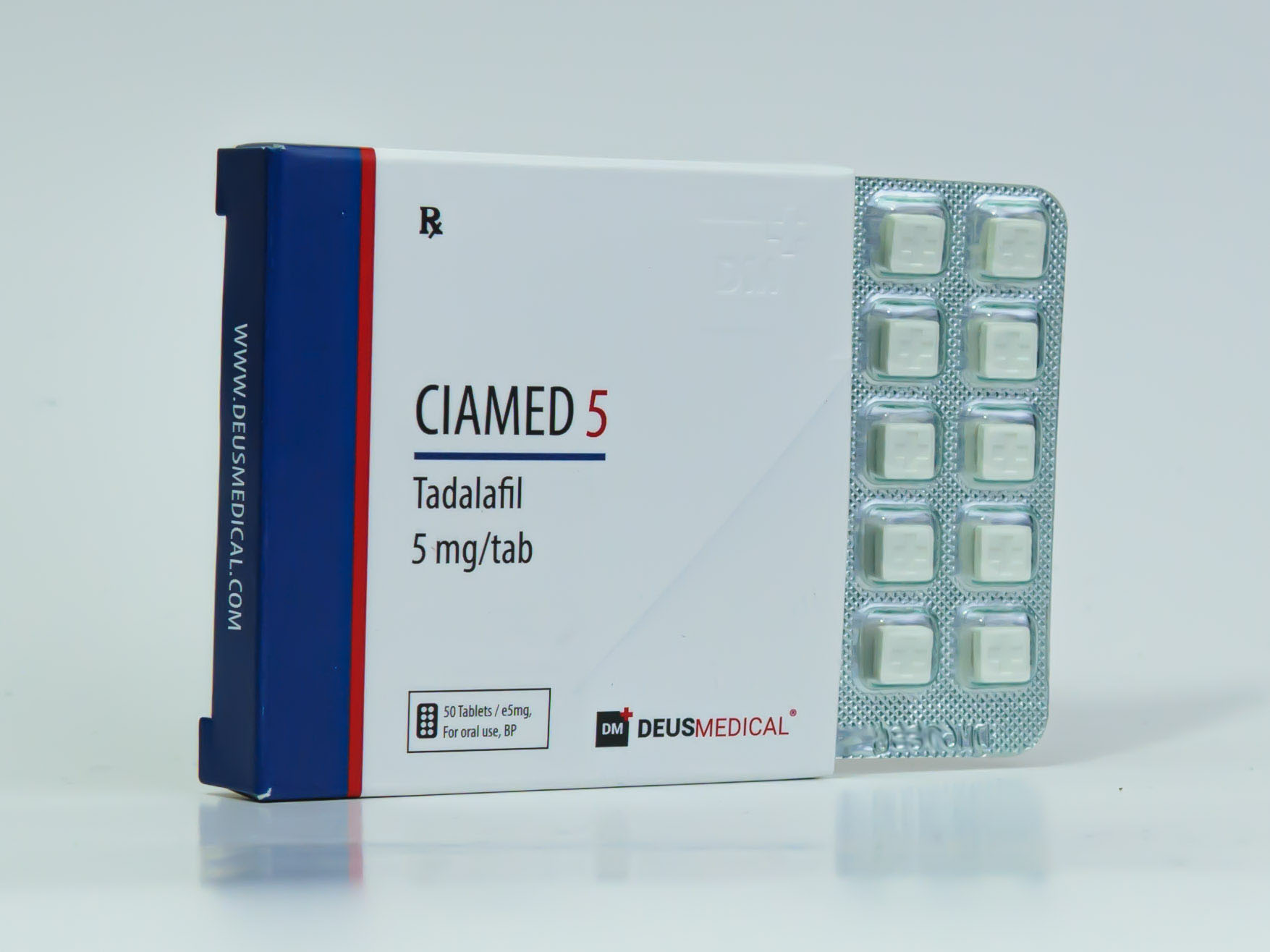 Ciamed 5mg – Tadalafil – Deus Medical - Image 2
