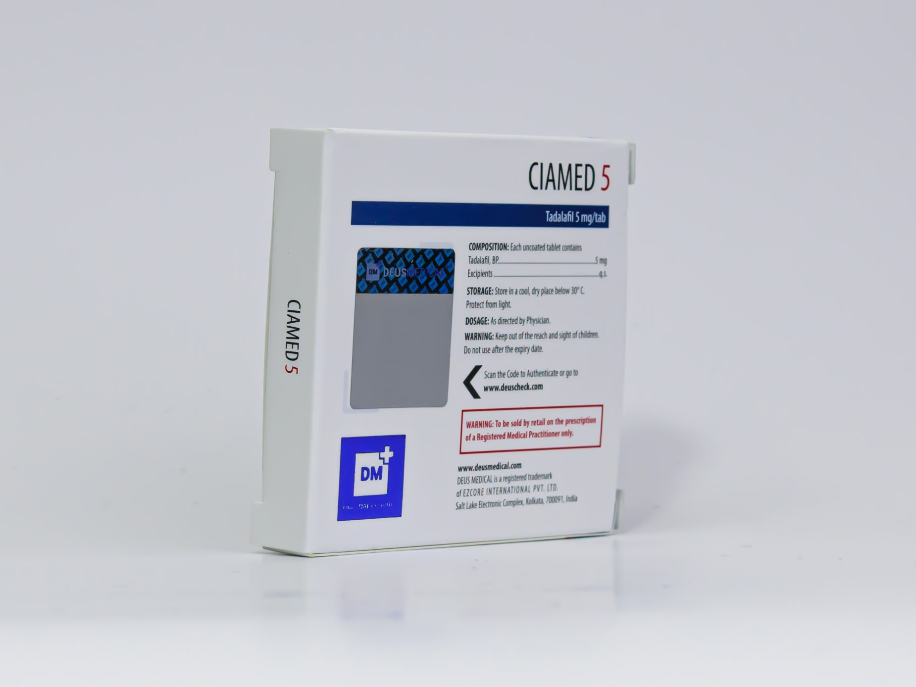 Ciamed 5mg – Tadalafil – Deus Medical - Image 4