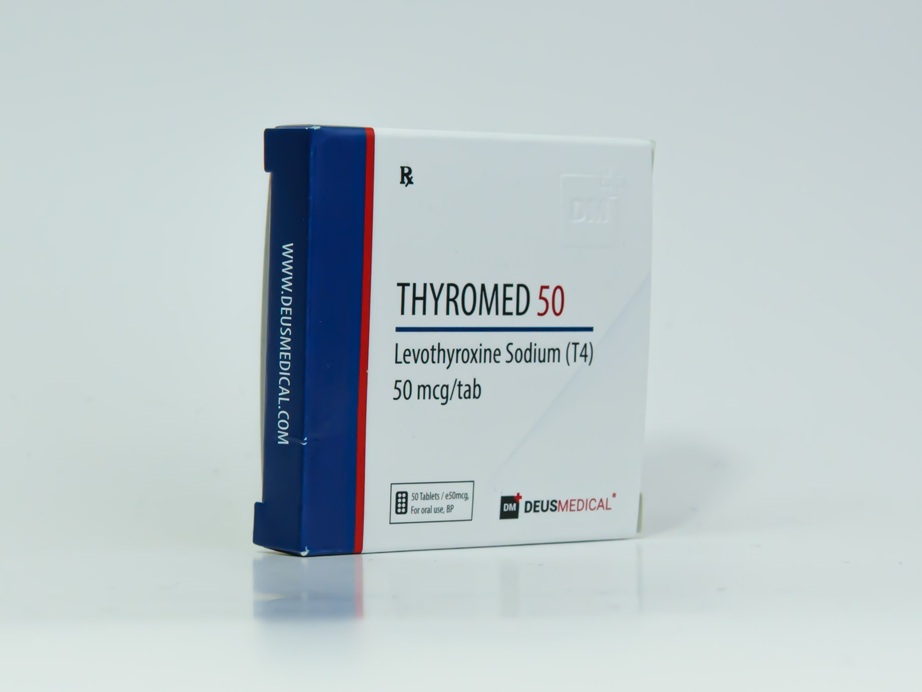 Thyromed 50mcg – Levothyroxine Sodium – Deus Medical
