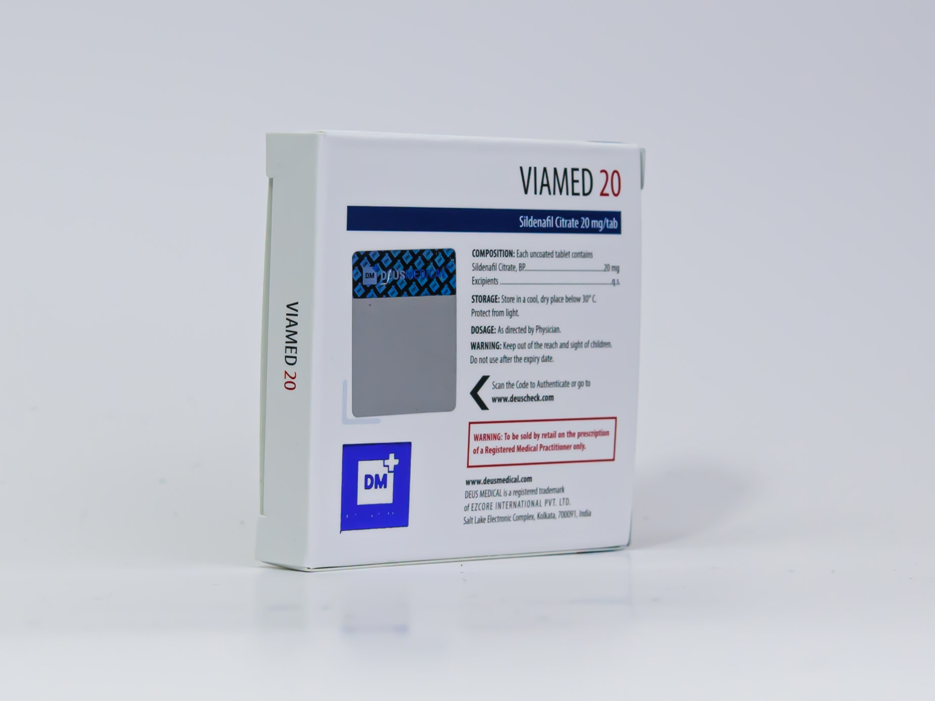 Viamed 20mg – Sildenafil – Deus Medical - Image 4