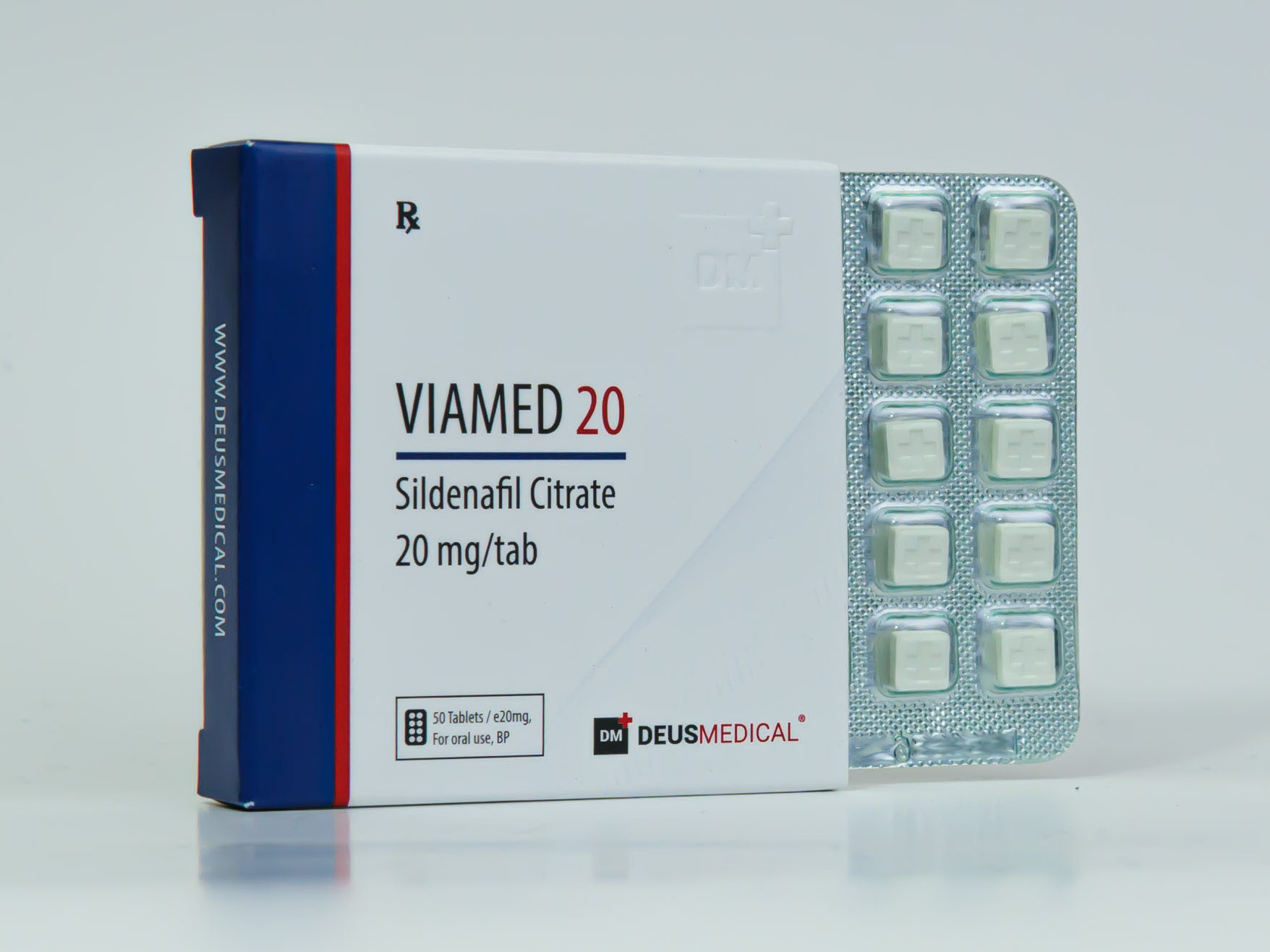 Viamed 20mg – Sildenafil – Deus Medical - Image 2