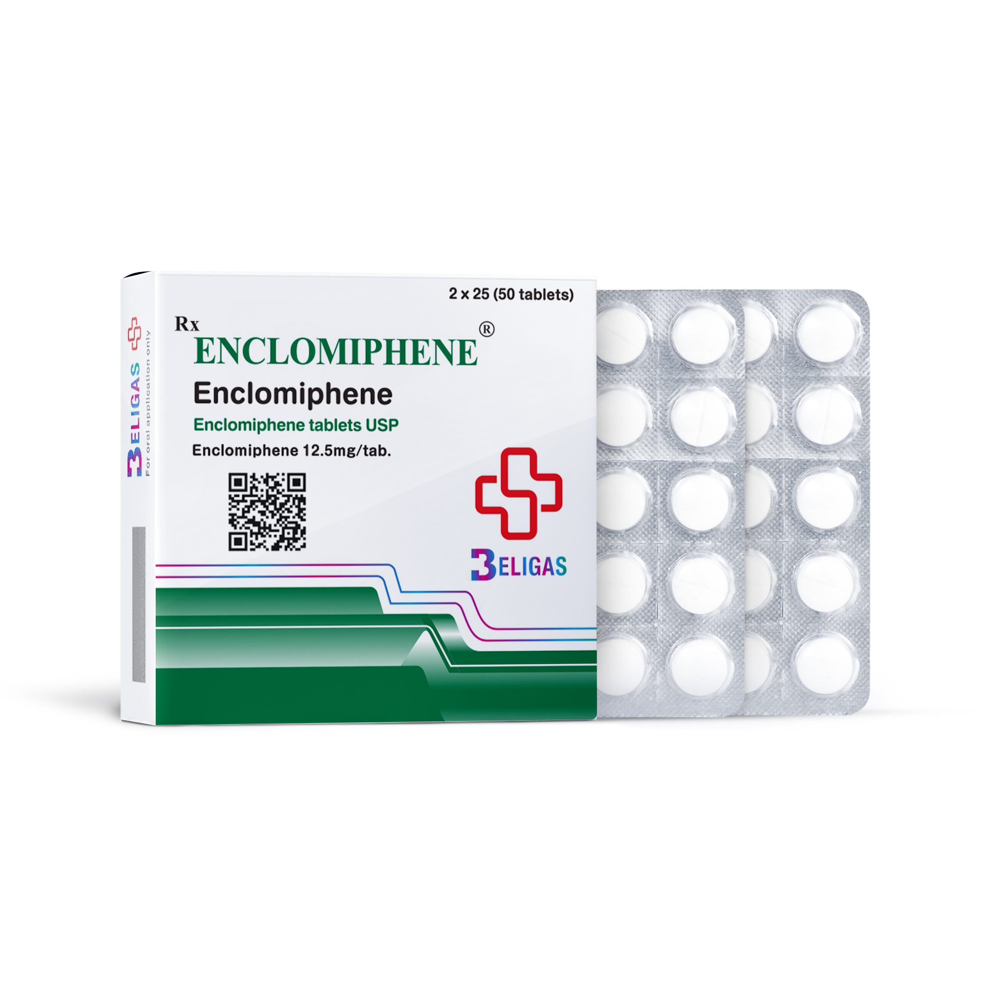 Enclomiphene® <p class="fgs">Enclomiphene tablets 12.5mg</p>