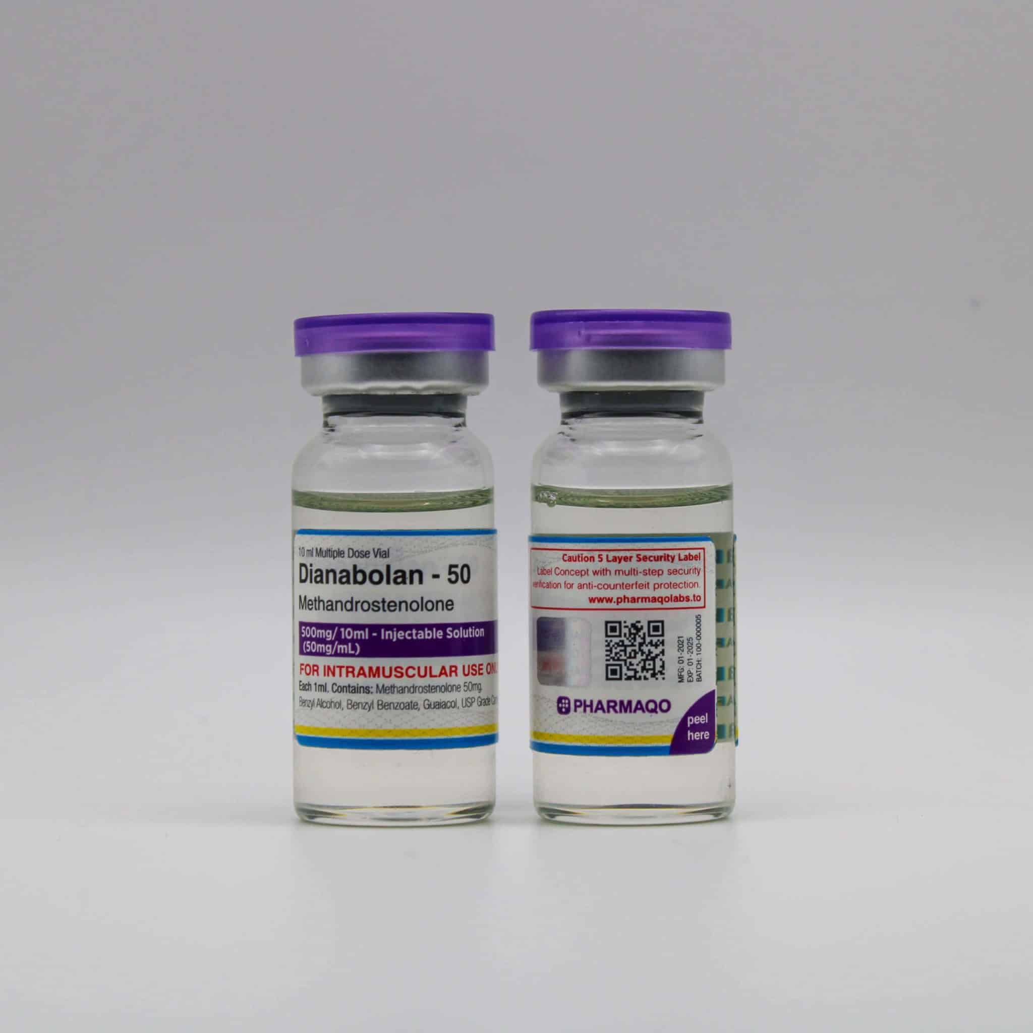 dianabolan 50 – methandrostenolone 50mg/ml – 10ml vial – pharmaqo labs