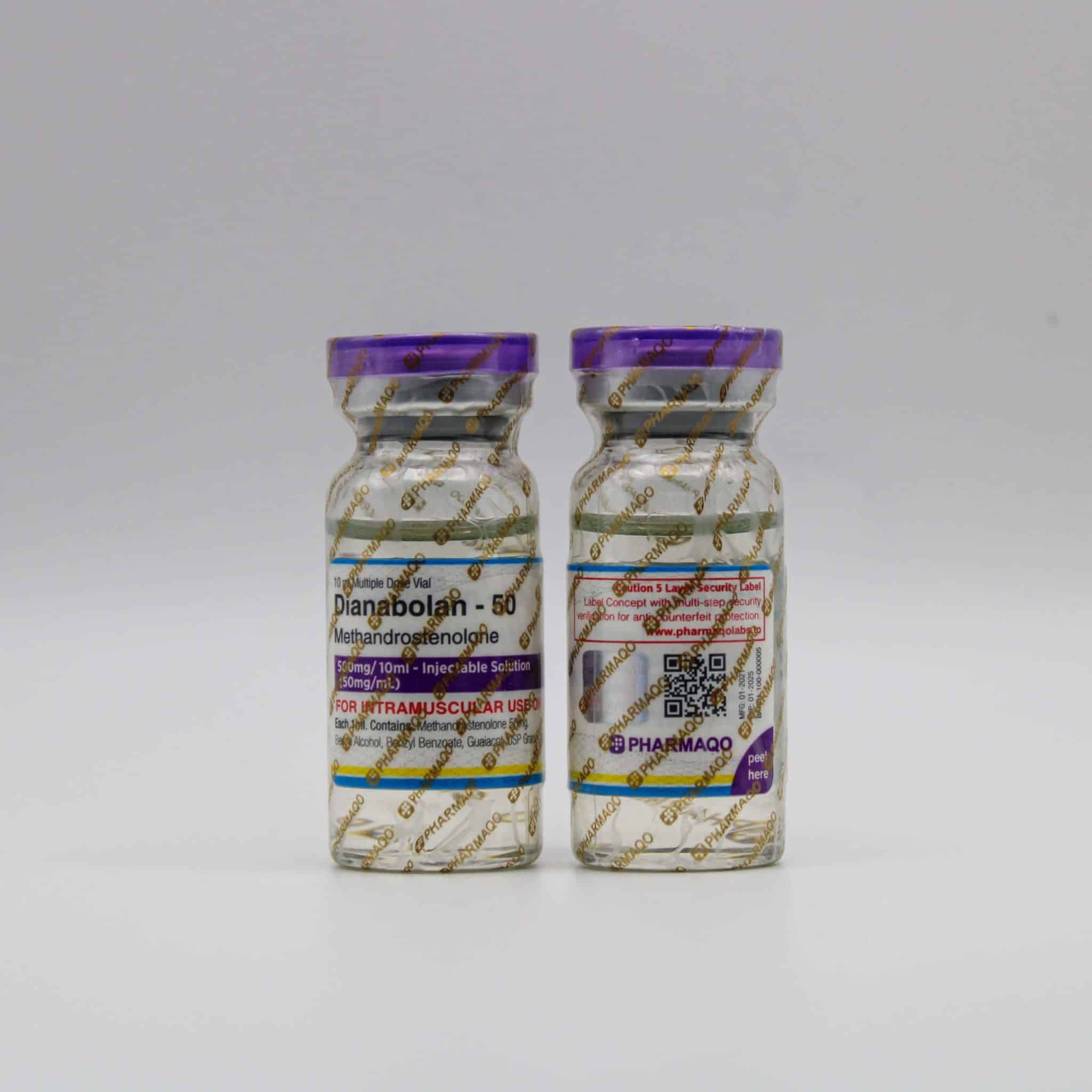 dianabolan 50 – methandrostenolone 50mg/ml – 10ml vial – pharmaqo labs