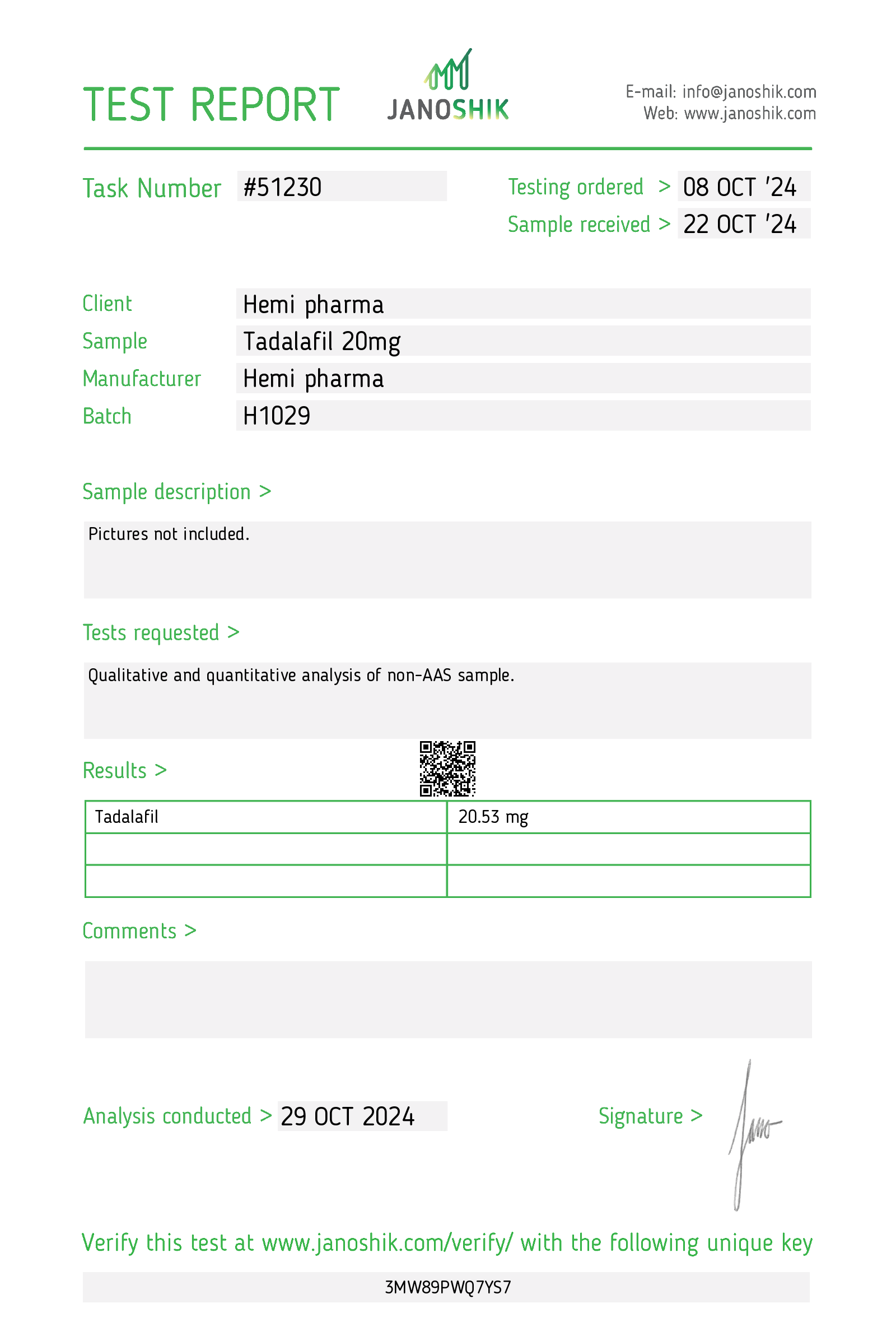 hemipharma tadalafil 20mg tablets